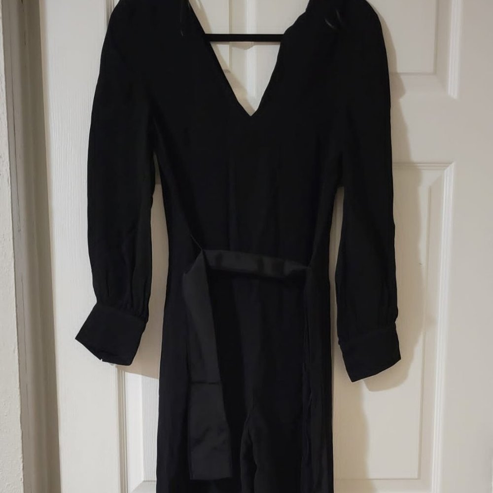 Massimo Dutti Long-Sleeve Jumpsuit